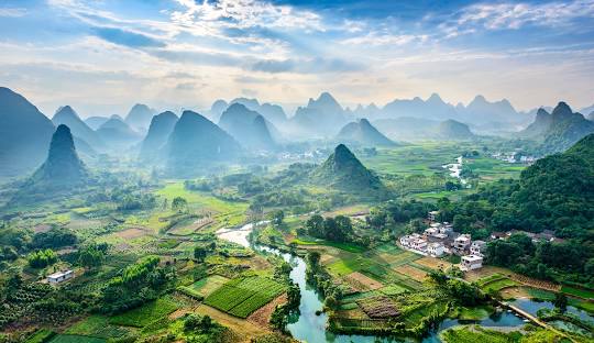 CH 3 Días de Guilin Esencia & Río Li, Yangshuo