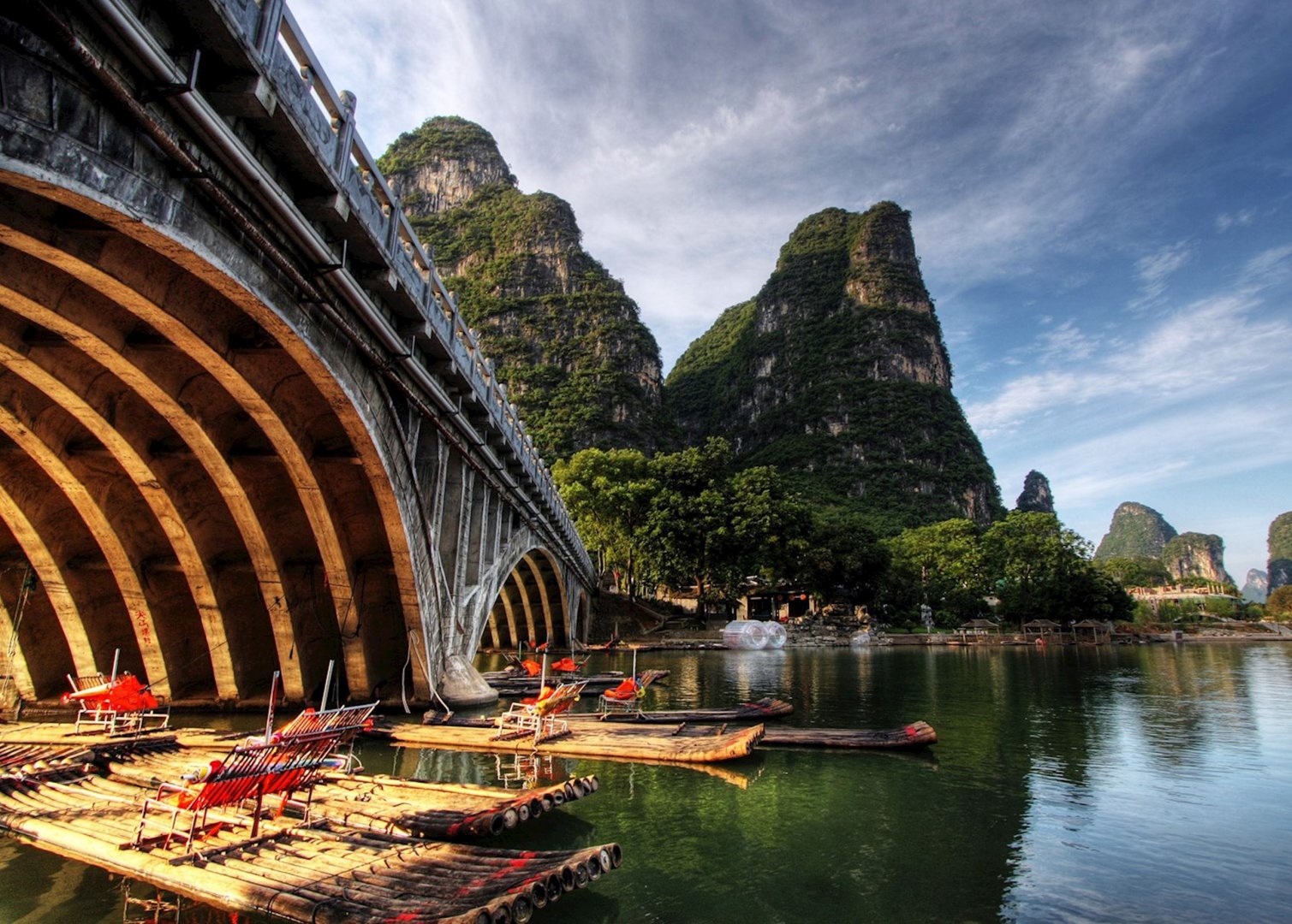 CH 6 Días de viaje profunda de Guilin, Terrazas de Arroz y Yangshuo